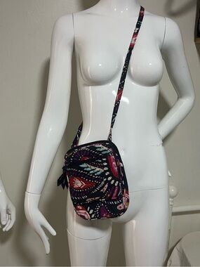 Vera Bradley Painted Paisley Mini Hipster Bag